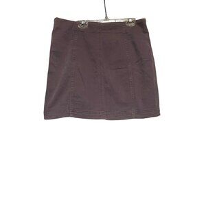 Free People Women's Skinny Fit A-Line Denim‎ Y2K Short Skirt Purple Size 12